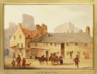 Foot of West Port (detail)