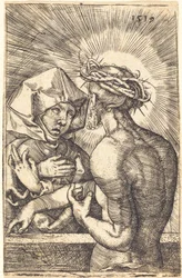 Christ Crowned with Thorns Speaking with His Mother