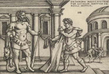 Lichas Bringing the Garment of Nessus to Hercules, from The Labors of Hercules