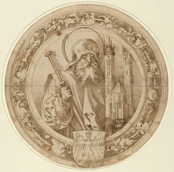 Saint Sebald Carrying the Model of His Church in Nuremberg