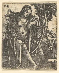 Woman with a Harp