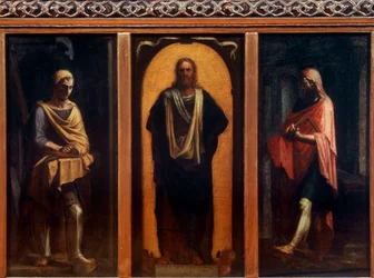 Christ with two Saints