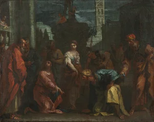 Christ and the Woman Taken in Adultery, mid 1700s