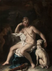 Diana and her Dog