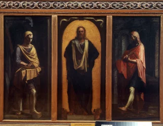 Christ with Two Saints
