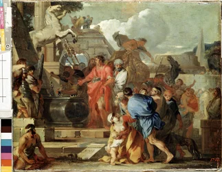 Augustus before the Tomb of Alexander the Great