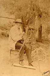 Portrait of Yakov Petrovich Polonsky at the Easel
