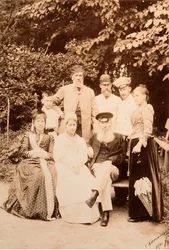 The Family of Yakov Petrovich Polonsky Visiting Afanasy Afanasievich Fet