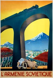 Soviet Armenia Poster of the Intourist Company