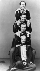 Grand Dukes Alexander Alexandrovich and Vladimir Alexandrovich of Russia, c1870-c1875