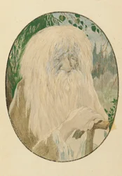 Leshy. Illustration to the Poem Ruslan and Lyudmila by A. Pushkin, 1921-1926