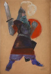 Costume design for the opera The Golden Cockerel by N. Rimsky-Korsakov