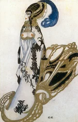 Costume Sketch for Salome