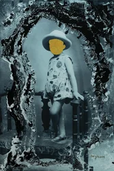 Young Girl Posing Alone, 2019
