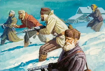 Russians Defending Their Country During Hitler