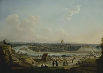 General View of Paris, Taken from the Hill of Chaillot, in 1818