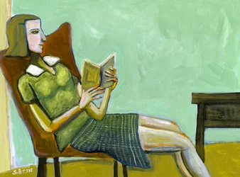 Quiet Reading Woman