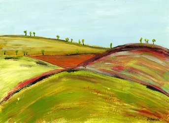 Vibrant Rolling Hills