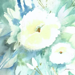 Soft White Blooms