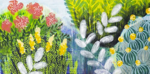 Colorful Garden Blooms