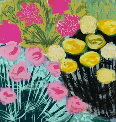 Vibrant Floral Abstract