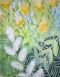Yellow Floral Garden