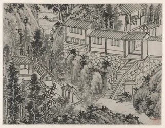 Twelve Views of Tiger Hill, Suzhou: The Pine Retreat, after 1490