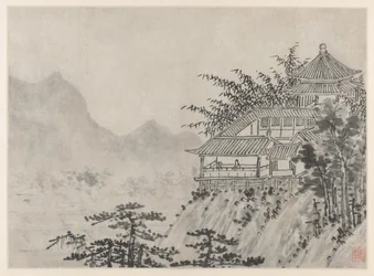 Twelve Views of Tiger Hill, Suzhou: The Thousand Acres of Clouds, after 1490
