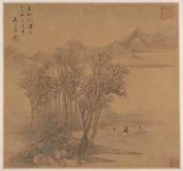 Landscapes after Tang Poems, mid-17th century
