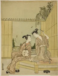 Young Couple Enjoying the Cool of Evening