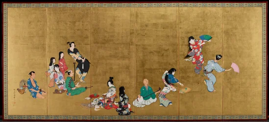 The Four Accomplishments [left of a pair]