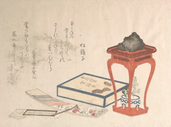 Stand, Box and Writing-Paper