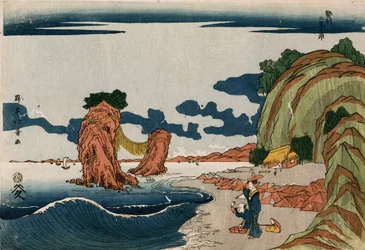 Futamigaura in Ise Province from a group of nine Uki-e prints