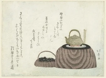 Tea kettle on the stove