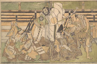 Four Actors in Unidentified Roles, late 18th century