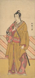 The Actor Bando Mitsugoro I as one of the Conen Otoko or Five Kyokaku