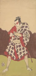 The Actor Matsumoto Koshiro 3rd as a Man who Stands with Arms Folded