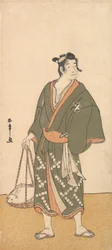 The Actor Otani Hiroemon III as a Fish Peddler, 1726-1792