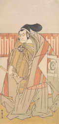 The First Nakamura Nakazo in the Role of Kudo Suketsune, probably 1775