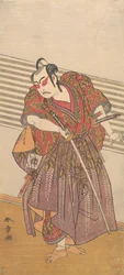 The Second Ichikawa Yaozo as a Samurai