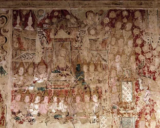 Fragments of murals