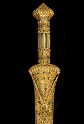 Royal sword hilt, late 14th century