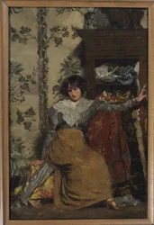 Seated Woman in Interior