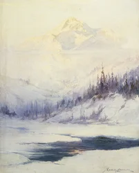 Winter Morning, Mount McKinley, Alaska