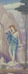 Nymph by a Pool