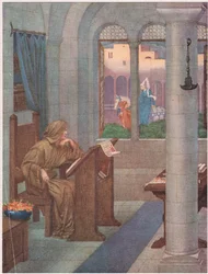 The Scriptorium: It will do for the face of some beautiful saint, or for one of the Maries I shall paint