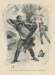 He Hurled The Blacksmith Over A Parapet