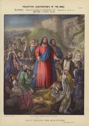Christ healing the Multitude