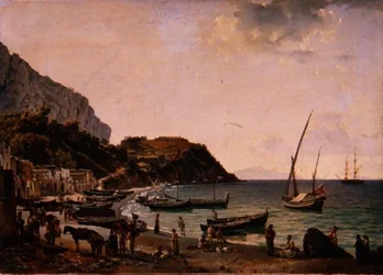 The Harbour on the Island of Capri