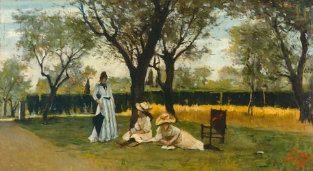 At villa of Poggio Piano